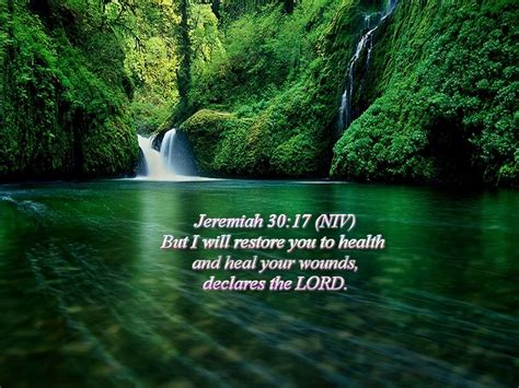 Christian Wallpapers: Bible Verse Wallpaper - Jeremiah 30:17