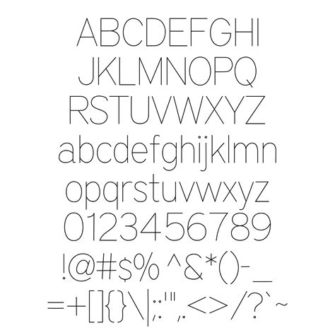 SVG Font - SLF Architect – Single Line Fonts