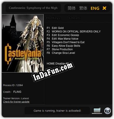 Castlevania: Symphony of the Night: Cheats, Trainer +8 [FLiNG] » Free ...