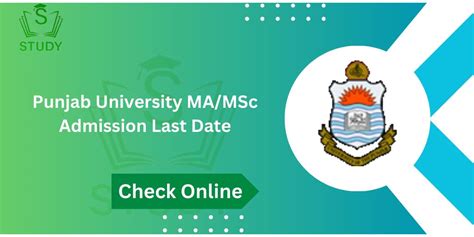 Punjab University MA/MSc Admission 2024 Online Form Last Date