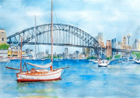 Beautiful Sydney Harbour Bridge - Art Lovers Australia