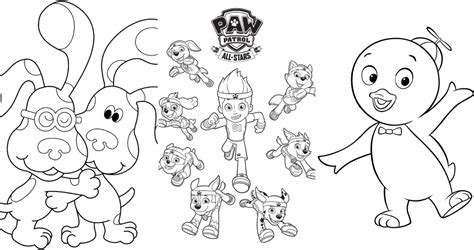 15 Free Nick Jr Coloring Pages for Kids and Adults