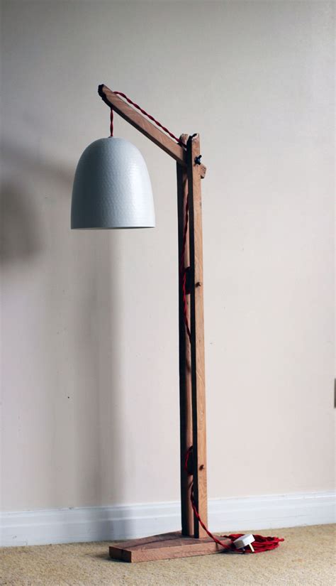 Vintage wooden stand lamp,Floor lamp standing, | Unique floor lamps ...