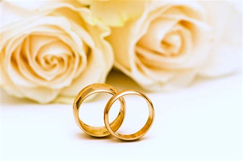 wedding, Rings, Roses, Flowers, Gold, Lovers, Yellow, Romance, Emotions ...