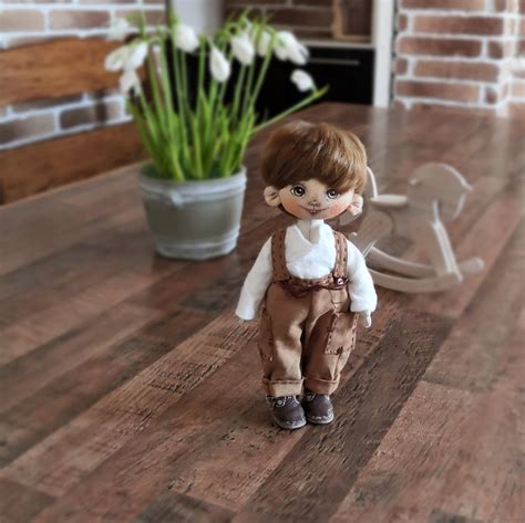 Doll boy handmade handmade rag doll. | Etsy