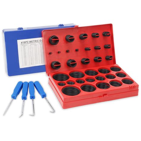 Buy 826pcs O Rings Assortment Kit in 32 Sizes with 4 Hooks, Metric O ...