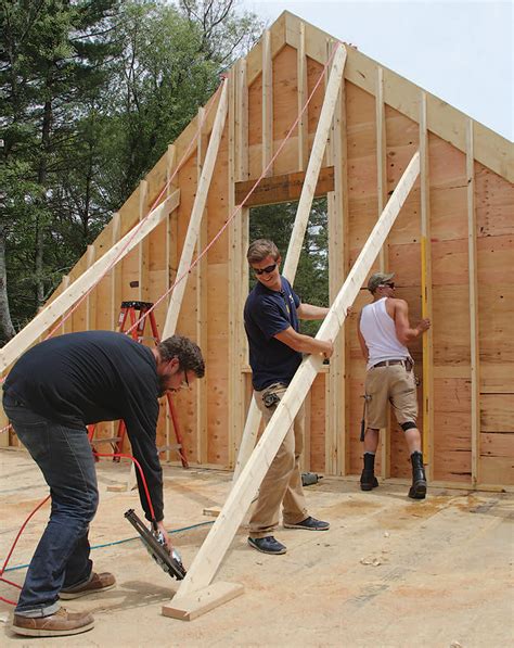 Frame a Gable Wall - North Bennet Street School