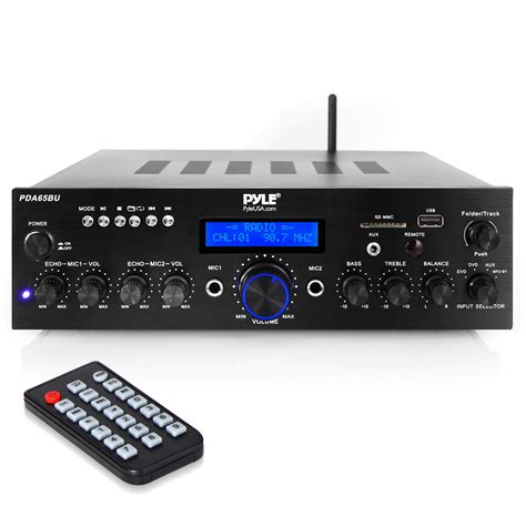 Buy PyleWireless Bluetooth Power Amplifier System - 200W Dual Channel ...