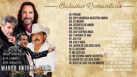 JOAN SEBASTIAN, JUAN GABRIEL, MARCO ANTONIO SOLIS, DIEGO VERDAGUER ...