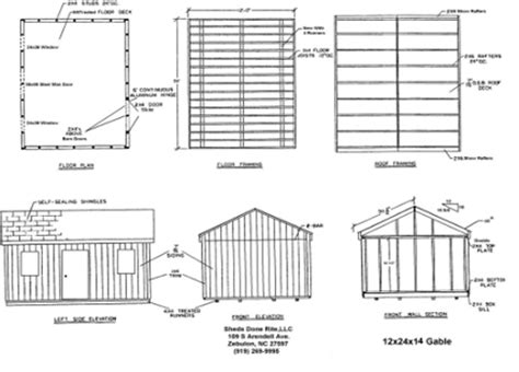 Build Shed plans 12x24 ~ Goehs