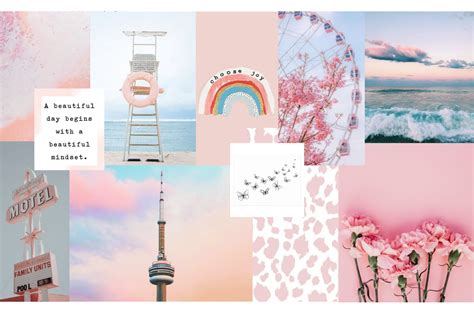 Amazing Pink Aesthetic Desktop Aesthetic Macbook Wallpaper Collage Download