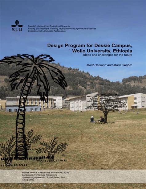 Design Program for Dessie Campus, Wollo University, Ethiopia