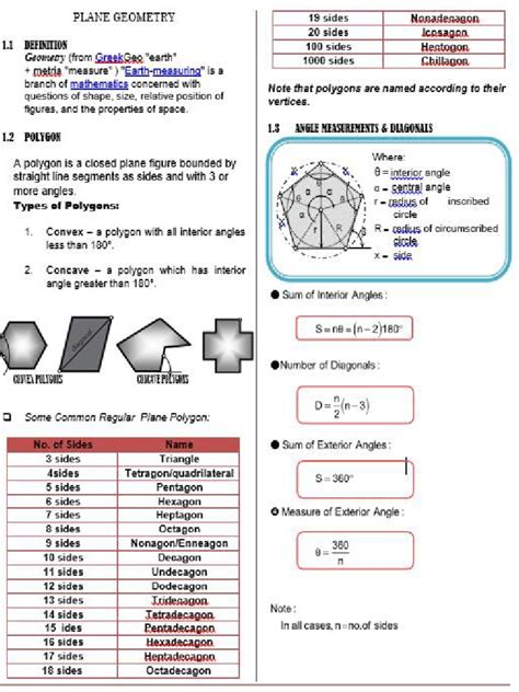 Plane Geometry | PDF