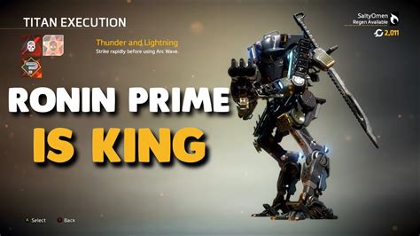 Titanfall 2 - RONIN PRIME IS KING | Monarch's Reign First Impressions ...