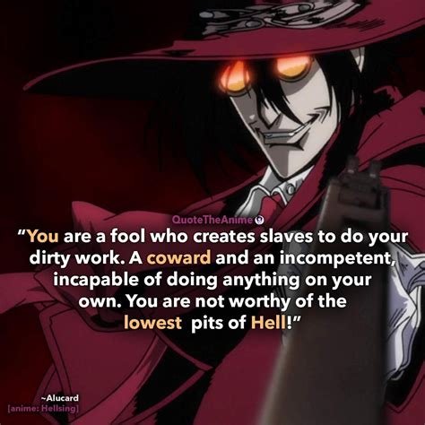 9+ Grusome Alucard & Hellsing Quotes (Images) | Alucard, Hellsing ...