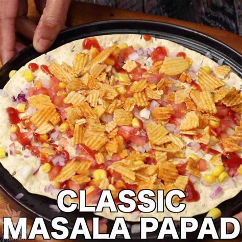 masala papad recipe | homemade masala papadums - 4 ways