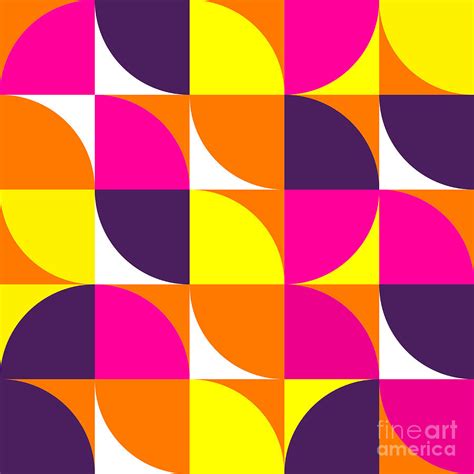 Abstract Colorful Geometric Shapes Digital Art by Irend - Pixels