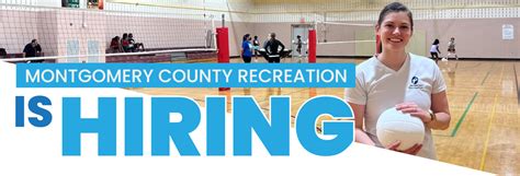 Montgomery County Updates: Montgomery County Recreation is Hiring; Job ...