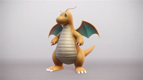 3D model Dragonite - Realistic Dragon Pokemon | CGTrader