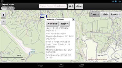 Jackson County,NC Property Map for Android - APK Download