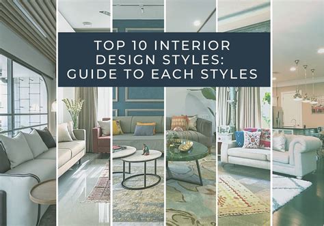 Top 10 Interior Design Styles - Guide To Each style - The Architects Diary