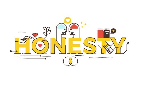 Honesty word lettering 545227 Vector Art at Vecteezy