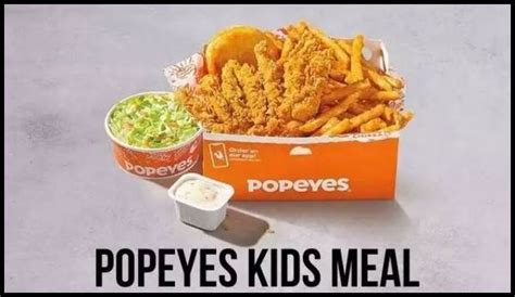 Popeyes Kids Meal - Price, Nutrition, And Review Popeyes Menu