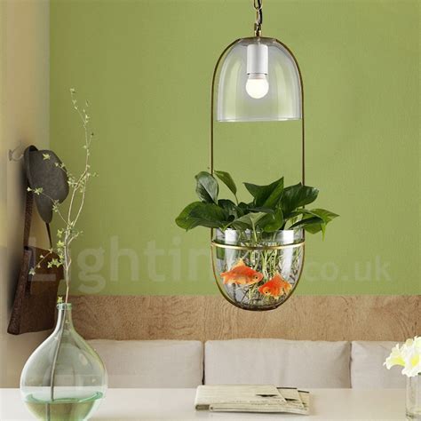 Rustic / Lodge Metal Dining Room Glass Pendant Light - LightingO.co.uk