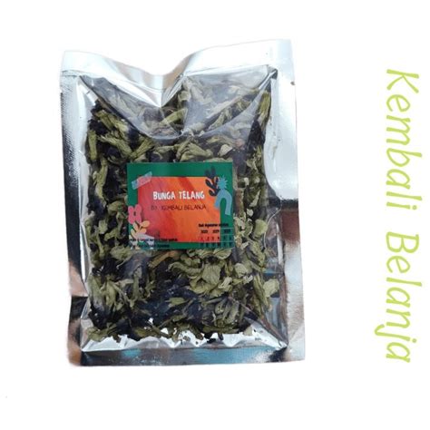 Bunga Telang Kering 50 Gram / Teh Bunga Telang/ Kembang Telang | Lazada ...