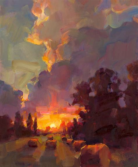 Harvest Sundown | Tom Nachreiner - American Impressionist | Landscape ...