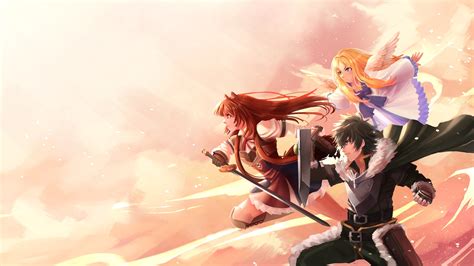 Naofumi, Raphtalia, Filo, The Rising of the Shield Hero, 4K, #26 ...