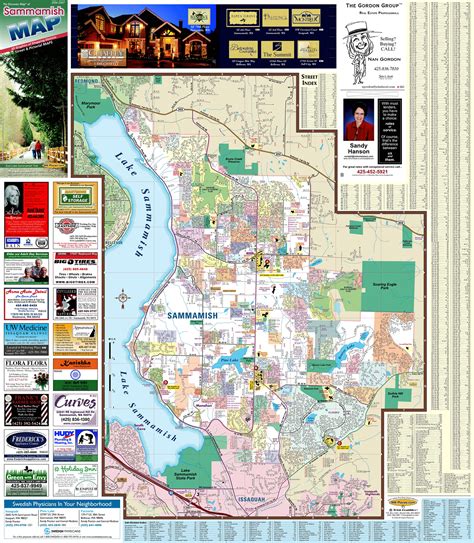 Sammamish tourist map - sammamish washington • mappery