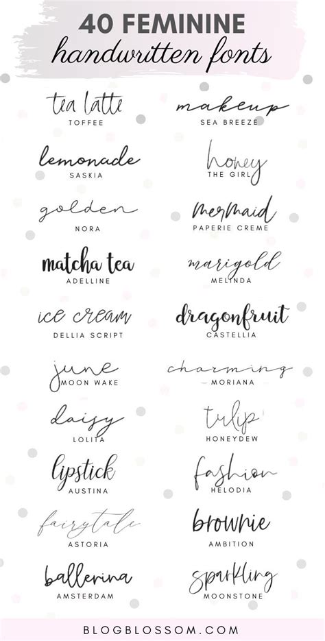 40 gorgeous handwritten script fonts – Artofit