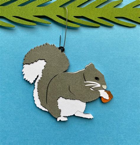 Squirrel Christmas Tree Ornament - Etsy