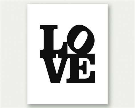 Love Sign Philadelphia Love Sign Typography Poster Word - Etsy