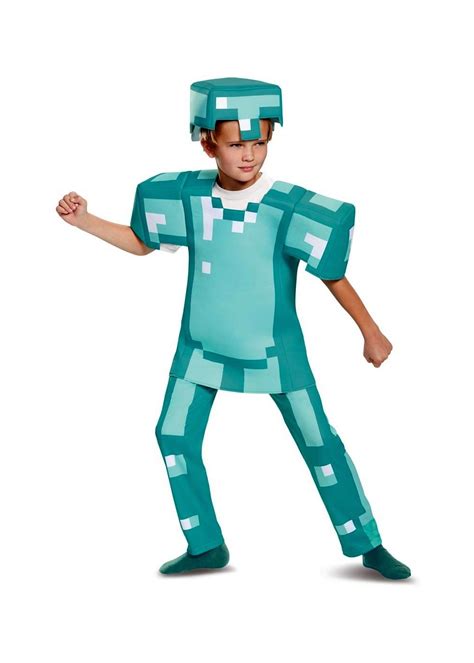 Minecraft Blue Armor Boys Costume - Video Game Costumes