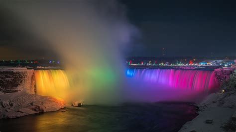 Download wallpaper: Rainbow over Niagara Falls 1920x1080