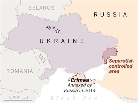 Russia-Ukraine conflict explained in four maps - The Washington Post