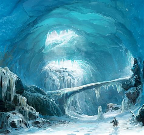 The Lord of The Rings: Ice Cave by Ilya Nazarov : r/ImaginaryMiddleEarth