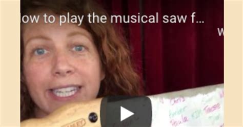 How to Play the Musical Saw Tutorial! | The Red Accordion Diaries