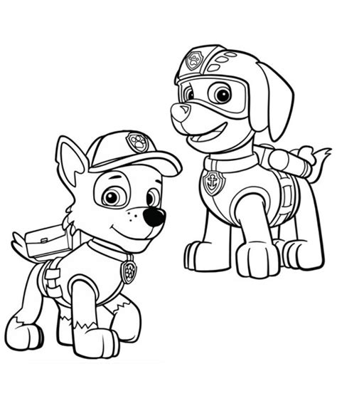 Paw Patrol Skye Coloring Sheet Paw Patrol Rocky Zuma Paw Patrol Ryder ...