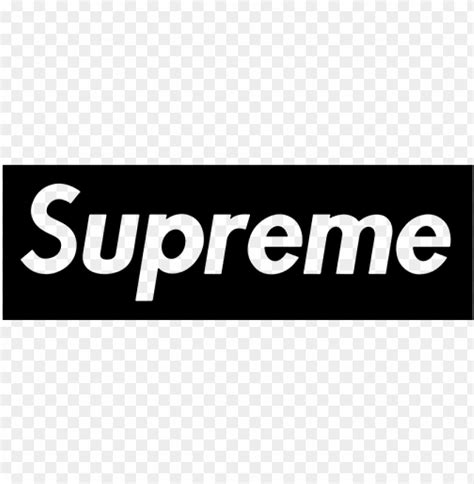 Supreme Logo Black Png