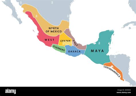 Mesoamerica Location On Map - Charin Aprilette