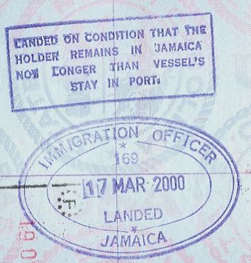 Passport Stamps | Jamaica