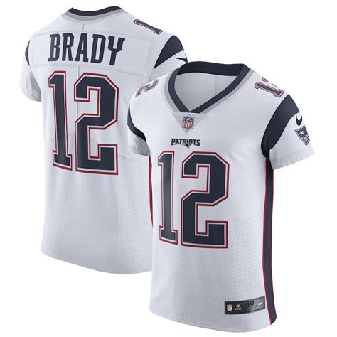 Men's New England Patriots Tom Brady Nike White Alternate Vapor ...