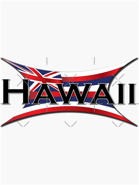 "Hawaii State Logo" Sticker for Sale by MOON--STONE | Redbubble