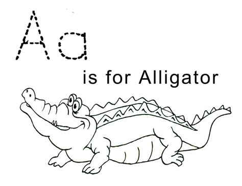 Free Printable Alligator Coloring Pages For Kids