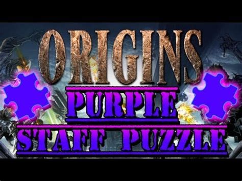 Origins Zombies - Purple Lightning Staff Challenge (Puzzle in the Crazy ...