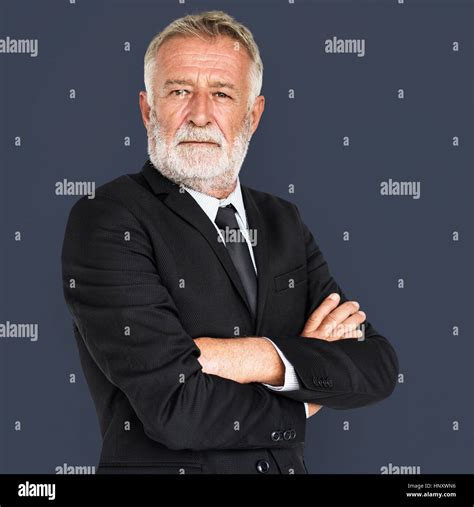 Man Serious Studio Portrait Concept Stock Photo - Alamy