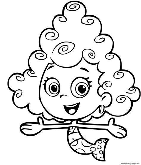 Bubble Guppies Zooli Coloring Pages Coloring Pages